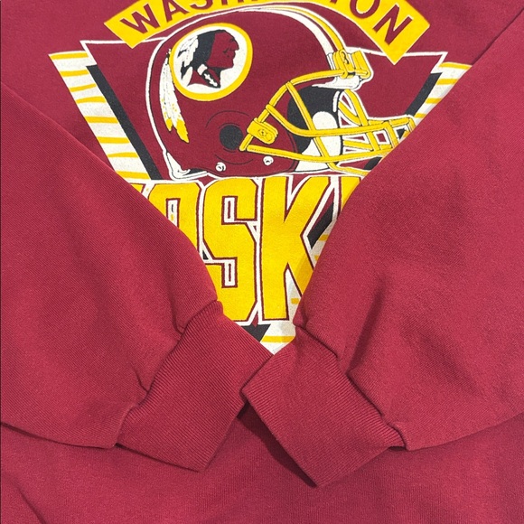 Vintage Trench Washington Redskins Cotton Blend Crewneck Sweatshirt, XL - Picture 5 of 9